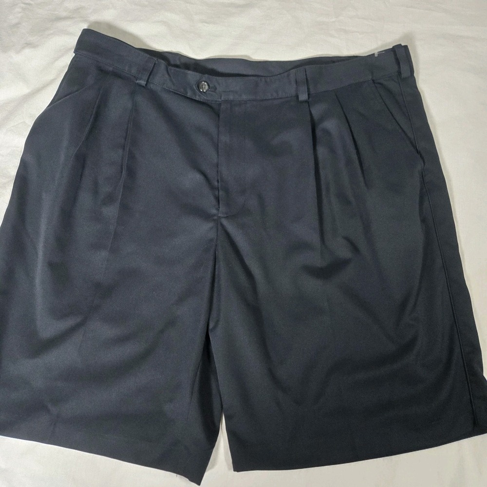 Izod Performan X Shorts  9" Inseam Size 40 Pleated‎ Front Navy Golf